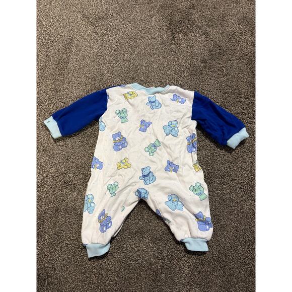 Vintage Playette One Piece Sleeper Baby Boy Size 6-9 Months - Picture 2 of 3